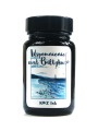 Flakon atramentu KWZ Ink Wspomnienie znad Bałtyku 60 ml z ciemnoniebieską etykietą i próbką morskiego koloru.