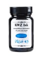 Szklany flakon atramentu KWZ Ink błękit nr 3 o pojemności 60 ml – produkt polskiej manufaktury.