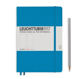 Notes LEUCHTTURM 1917  A5 Medium lazurowy gładki