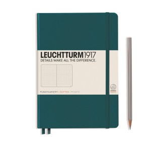 Notes LEUCHTTURM 1917  A5 Medium morski kropki