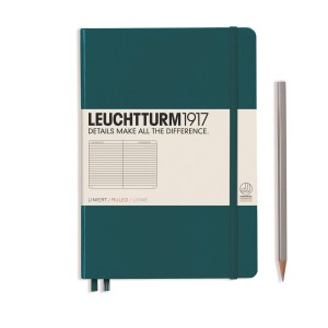 Notes LEUCHTTURM 1917  A5 Medium morski linia