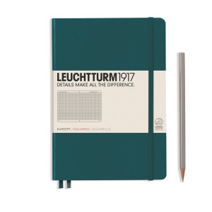 Notes LEUCHTTURM 1917  A5 Medium morski kratka