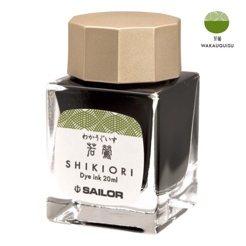Atrament SAILOR Shikiori WAKAUGUISU jasnozielony 20ml