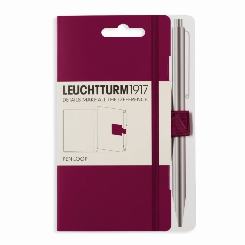 Klips LEUCHTTURM 1917 Pen Loop bordowy