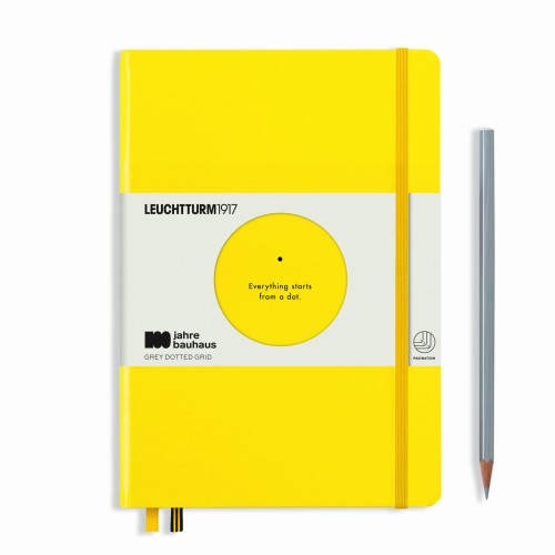 Notes LEUCHTTURM 1917 A5 BAUHAUS Cytrynowy