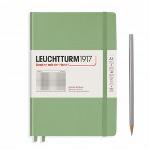 Notes LEUCHTTURM 1917 Medium A5 Sage kratka