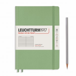 Notes LEUCHTTURM 1917 Medium A5 Sage linia