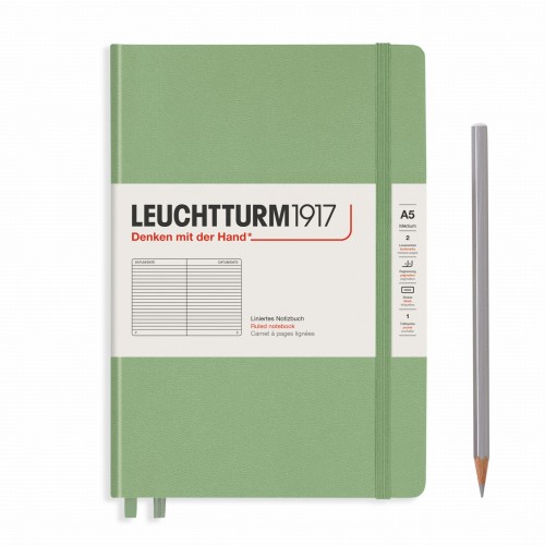Notes LEUCHTTURM 1917 Medium A5 Sage lini
