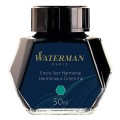 Szklany kałamarz z atramentem WATERMAN zielonym 50ml