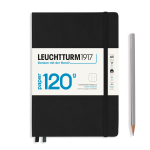 Notes LEUCHTTURM 1917 Medium A5 czarny kropki 120g 