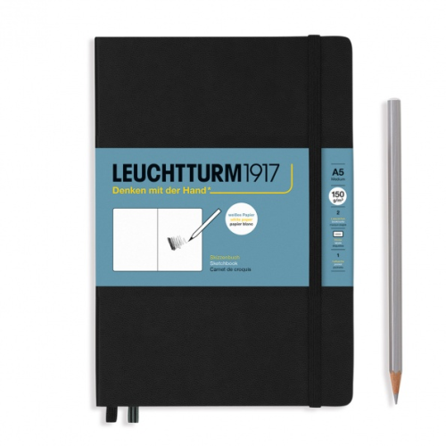 Szkicownik LEUCHTTURM1917 MEDIUM A5 czarny