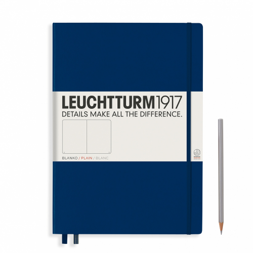 Notes LEUCHTTURM 1917 A4+ Master Classic granatowy gładki