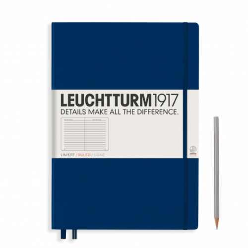 Notes LEUCHTTURM 1917 A4+ Master Classic granatowy linia