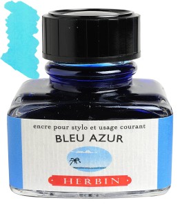 Atrament J. HERBIN 30ml - Bleu azur
