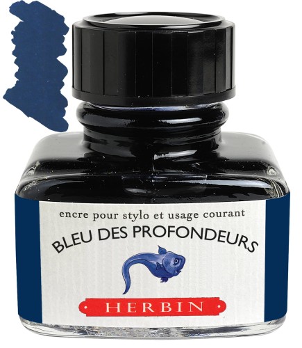 Atrament J. HERBIN 30ml - Bleu des profondeurs
