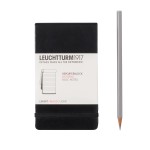 Notes LEUCHTTURM 1917 A6 Pocket reporterski, czarny linia 