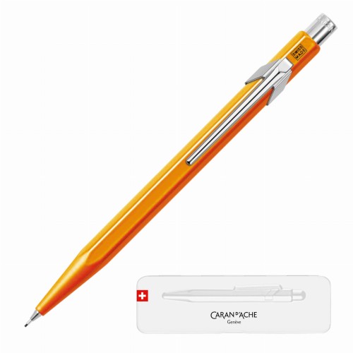 Ołówek CARAN D`ACHE 844 0,7 pomarańczowy