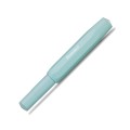 Zamknięte pióro kulkowe Kaweco Skyline Sport Mint, prezentujące kompaktowy format i charakterystyczny ośmiokątny kształt skuwki.