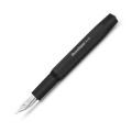 Srebrna stalówka rozmiar 250 w piórze Kaweco Original czarnym chromowanym