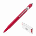 CD849-585 Caran d'Ache długopis 849 Colormat-X, czerwony w pudełku Slimpack-02.jpg