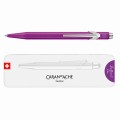 CD849-605 Caran d'Ache długopis 849 Colormat-X, fioletowy w pudełku Slimpack-01.jpg