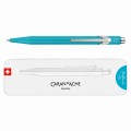 CD849-681 Caran d'Ache długopis 849 Colormat-X, turkusowy w pudełku Slimpack-01.jpg