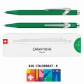 CD849-734 Caran d'Ache długopis 849 Colormat-X, zielony w pudełku Slimpack-05.jpg