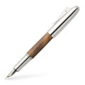 Pióro wieczne GRAF VON FABER-CASTELL MAGNUM Caucasian Walnut Wood z widoczną stalówką