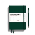 Notes LEUCHTTURM 1917 Medium A5 NATURAL COLOURS Forest Green gładki