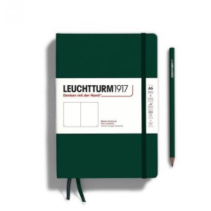 Notes LEUCHTTURM 1917 Medium A5 NATURAL COLOURS Forest Green gładki