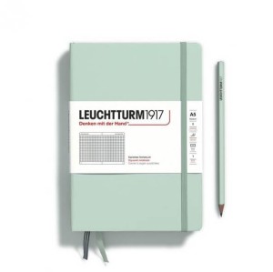 Notes LEUCHTTURM 1917 Medium A5 NATURAL COLOURS Mint Green kratka