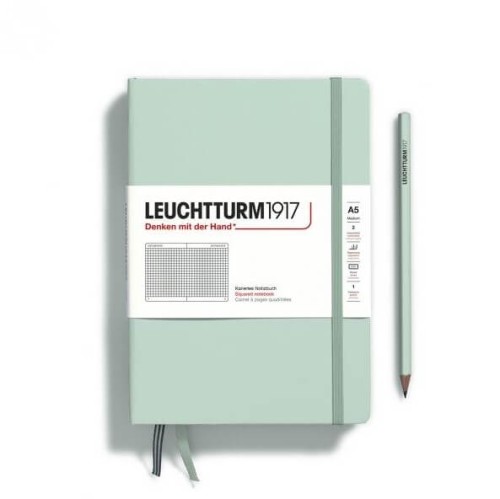 Notes LEUCHTTURM 1917 Medium A5 NATURAL COLOURS Mint Green kratka