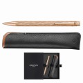 Długopis CARAN D`ACHE Ecridor Venetian Rose Gold + skórzane etui