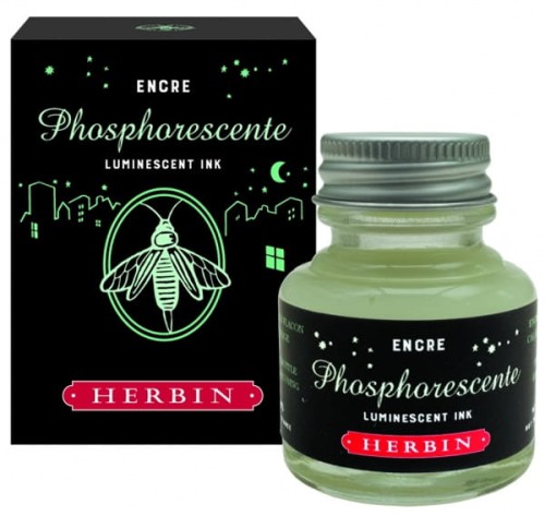 Tusz-do-kaligrafii-J-Herbin-Luminescent-30ml-niewidzialny-swiecacy-w-UV-szklany-flakon-zakretka