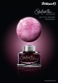 Atrament Pelikan Edelstein Rose Quartz 50 ml flakon ze srebrna zakretka z logo i grafika kwarcu rozowego