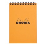 Notes Rhodia Classic A5 Orange kratka - kołonotatnik