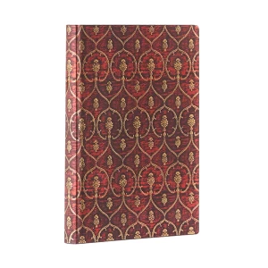 Notes PAPERBLANKS Flexis RED VELVET Midi gładki