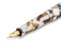 Kolorowe pióro Kaweco ART Sport Terrazzo z widoczną złotą stalówką