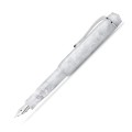 Białe pióro wieczne Kaweco ART Sport Mineral White z rodowaną stalówką
