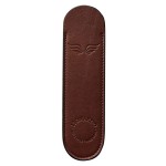 Etui na pióro LEONARDO pojedyńcze brązowe
