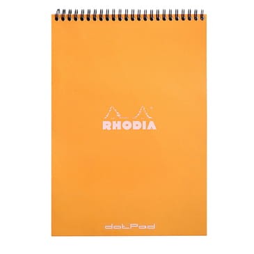 Notes Rhodia Classic A4 Orange kropki - kołonotatnik