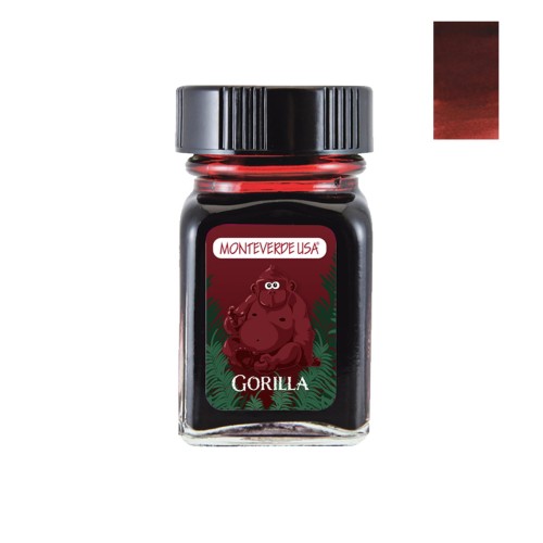 Atrament MONTEVERDE JUNGLE Gorilla red 30ml
