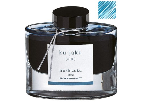 Atrament PILOT IROSHIZUKU Ku-Jaku niebieski 50ml