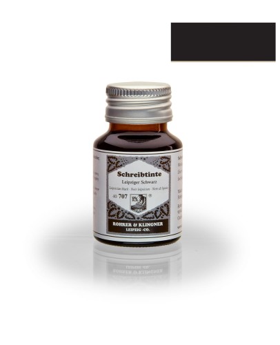 Atrament ROHRER & KLINGNER Leipziger Schwarz / Leipsician black 50ml