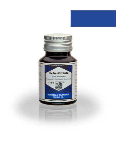 Atrament ROHRER & KLINGNER Blau permanent / permanent blue 50ml