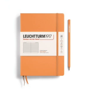 Notes LEUCHTTURM 1917 Medium A5 APRICOT linia