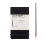 Notes LEUCHTTURM 1917 A6 Pocket reporterski, czarny gładki