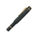 Czarne matowe pióro wieczne Kaweco AL Sport Piston Filler Solo Black z zakręconą skuwką