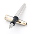 Pióro wieczne MONTEVERDE Aldo Domani chrom GT z widoczną stalówką.