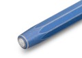 Detale przecieranego aluminium piora Kaweco AL Sport Stone Washed Blue efekt vintage